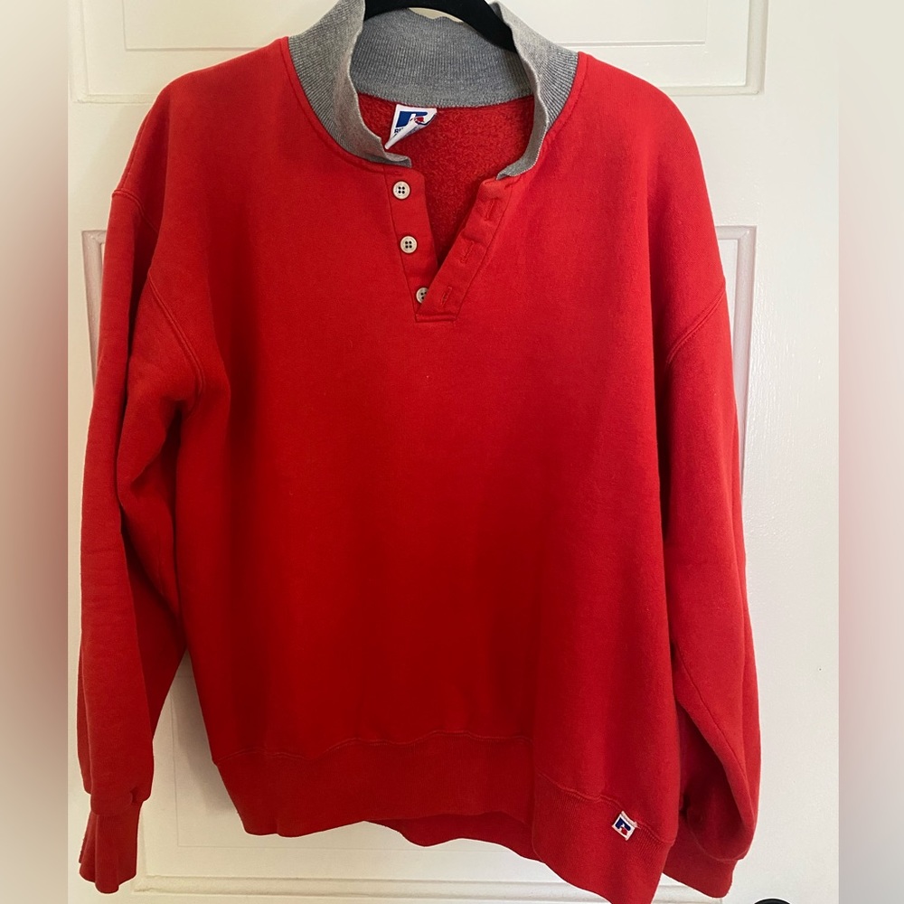 Vintage Red Russell Athletic Sweatshirt